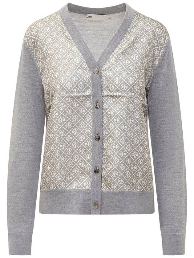 Tory Burch Silk Front Cardigan - TORY BURCH - BALAAN 1