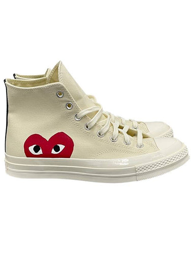 Heart Chuck Taylor Converse High Top Sneakers 150205C P1K112 2 - COMME DES GARCONS PLAY - BALAAN 1