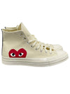 Chuck Taylor High Top Sneakers P1 K112 2 White - COMME DES GARCONS - BALAAN 2