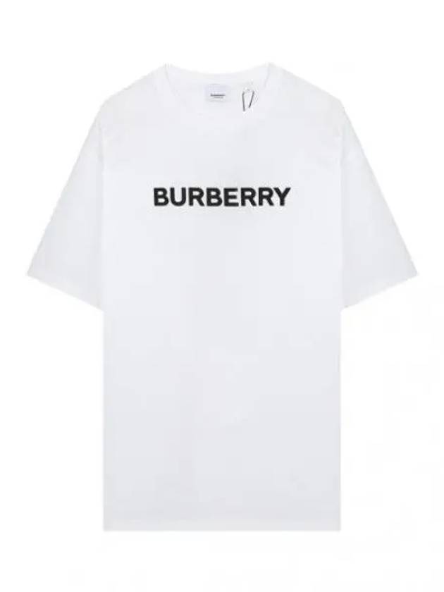 Logo Print Cotton Oversized T Shirt Short Sleeve Men s Tee - BURBERRY - BALAAN 1