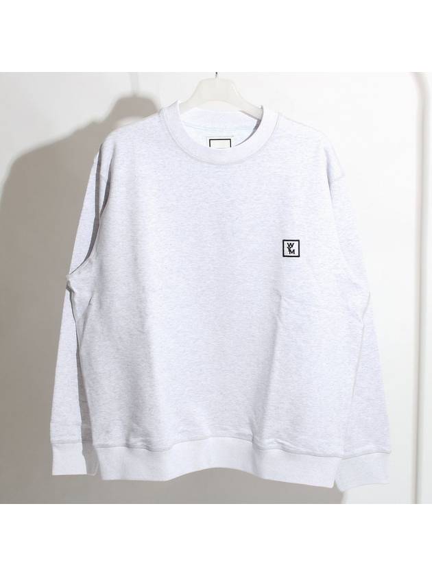 24SS Back Logo Sweatshirt Light Gray W241TS27 737G - WOOYOUNGMI - BALAAN 2