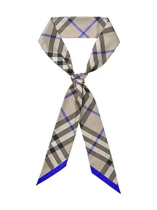 House Check silk scarf 8088138 - BURBERRY - BALAAN 2