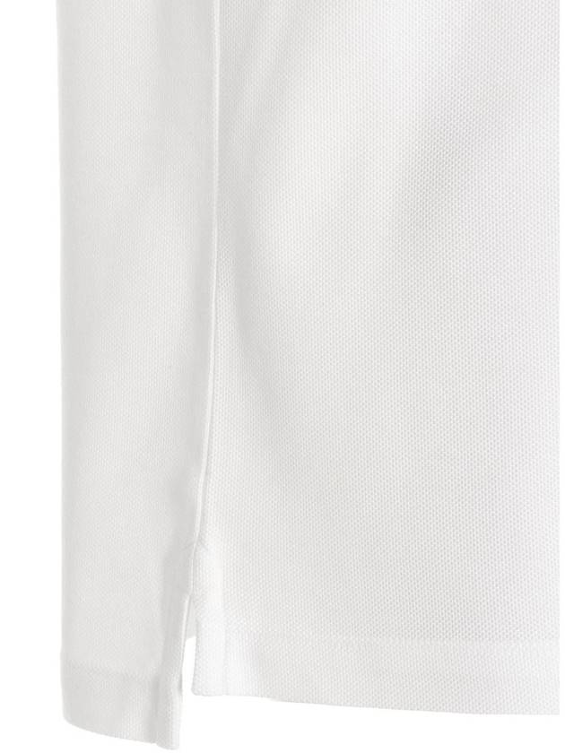 Collar Detail Polo Shirt White - BURBERRY - BALAAN 5