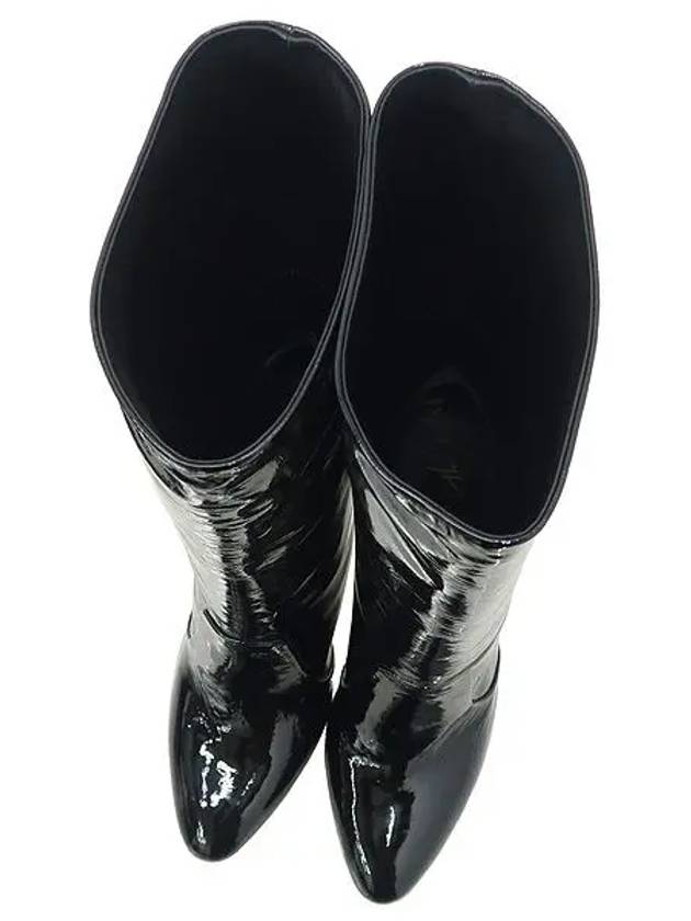 Black Patent Leather Women s Boots - GIUSEPPE ZANOTTI - BALAAN 4