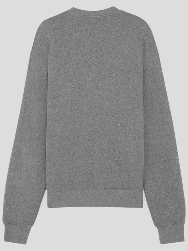 Bold Fox Head Cotton Sweatshirt Grey - MAISON KITSUNE - BALAAN 3