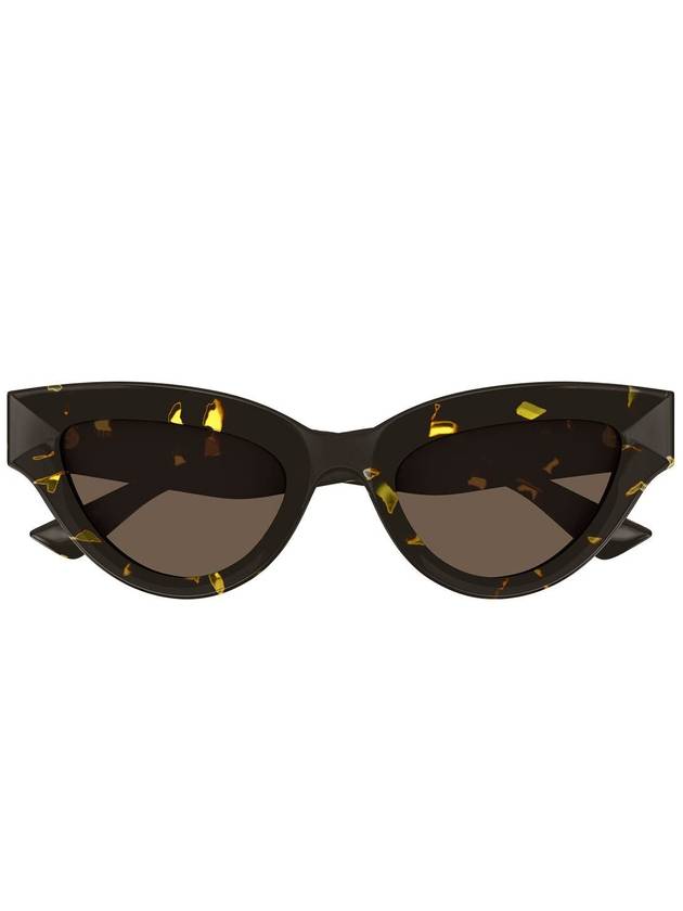 Cat Eye Sunglasses Havana - BOTTEGA VENETA - BALAAN 2