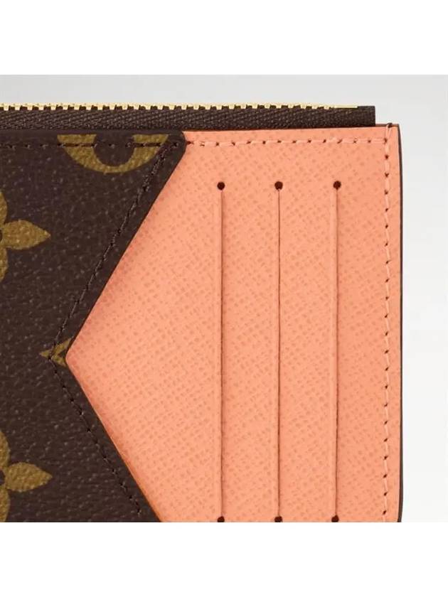 Women's Romy Monogram Card Wallet Brown Apricot - LOUIS VUITTON - BALAAN 6