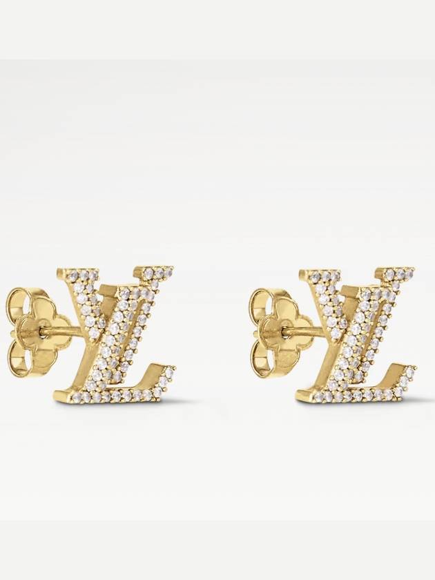 LV Iconic Earrings Gold - LOUIS VUITTON - BALAAN 3