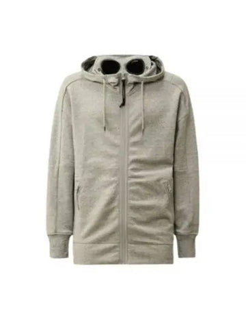 CP Company Diagonal Raised Fleece Hooded Zip Up 17CMSS028A 005086W 999 - CP COMPANY - BALAAN 1