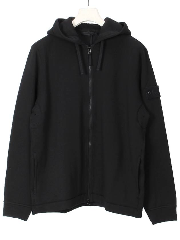 Stone Island Ghost Piece Hooded Full ZipUp Jacket 7915632F3 V0029 BLACK SIC1089 - THE ROLLING STONES GOLFWEAR - BALAAN 1