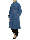 15011041650 BLASY 002 Women s Denim Long Trench Coat - MAX MARA - BALAAN 7