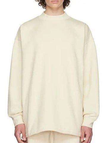 Logo Patch Relaxed Fit Cotton Sweatshirt Egg Cell 192SU222070F - FEAR OF GOD ESSENTIALS - BALAAN 1