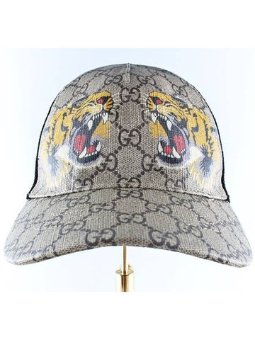 tiger mesh hat - GUCCI - BALAAN 1