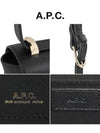 Half Moon Leather Cross Bag Black - A.P.C. - BALAAN 4