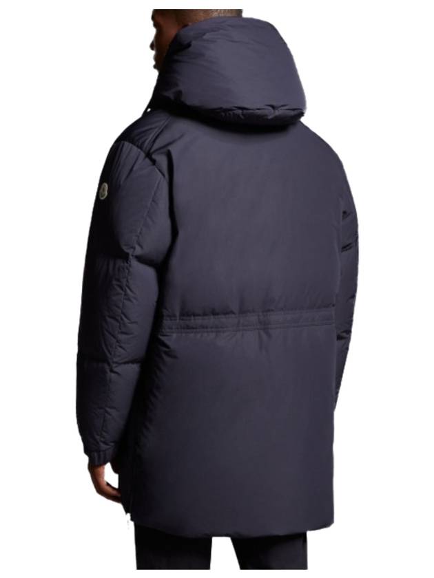 Truy res hooded long padded down jacket navy blue I2 091 1C00004 54A91 74S - MONCLER - BALAAN 4