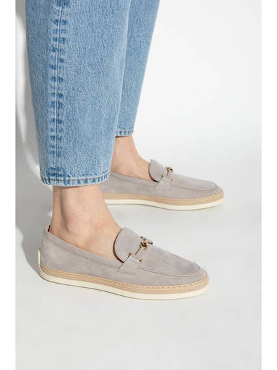 Tod’s Suede Shoes Type Loafers, Women's, Grey - TOD'S - BALAAN 2