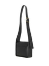 Logo Stamp Leather Shoulder Bag Black - JIL SANDER - BALAAN 4