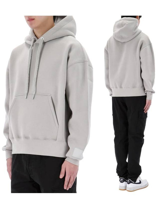 Label Hoodie Grey - AMI - BALAAN 2