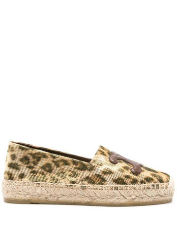 Celine Triomphe Animal Print Espadrilles - CELINE - BALAAN 1