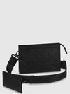 Gaston Wearable Monogram Leather Cross Bag Black - LOUIS VUITTON - BALAAN 2