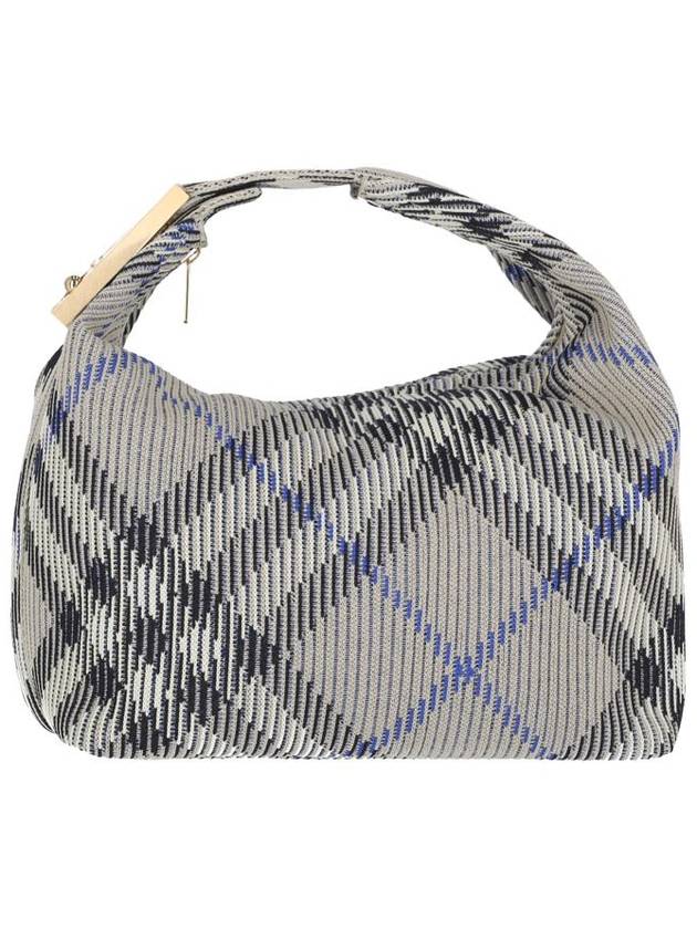 Peg Duffel Check Medium Tote Bag Lichen - BURBERRY - BALAAN 2