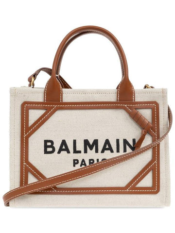 Balmain Shoulder Bag With Logo, Women's, Cream - BALMAIN - BALAAN 1