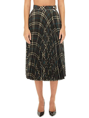 Burberry Squared Skirt - BURBERRY - BALAAN 1