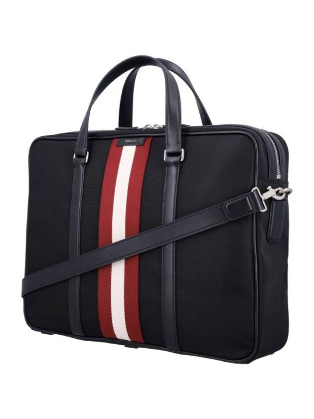 Logo Patch Brief Case Black - BALLY - BALAAN 4