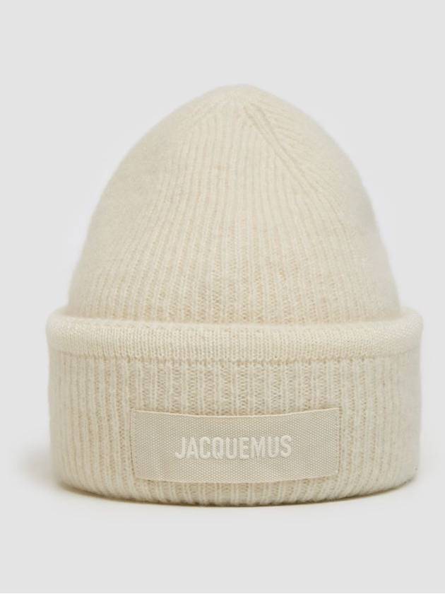 The Gros Grain Beanie Off White - JACQUEMUS - BALAAN 2