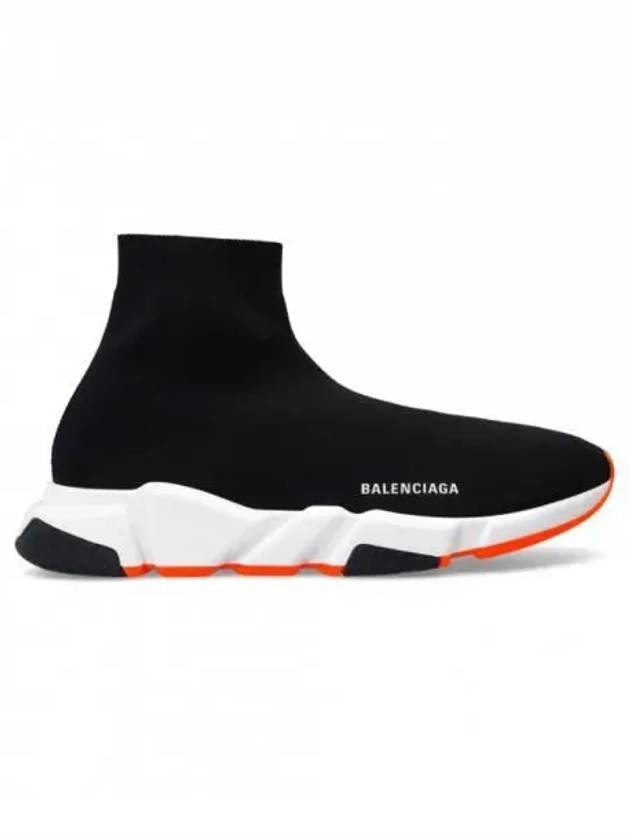 Speed Runner High Top Sneakers Black Orange - BALENCIAGA - BALAAN 2