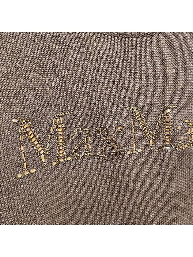 S Max Mara KASSEL logo wool cashmere knit camel 2429366163600 002 - S MAX MARA - BALAAN 5