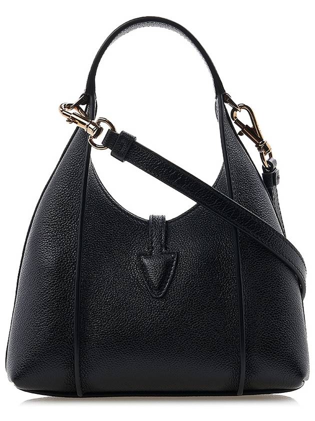 T Timeless Leather Micro Shoulder Bag Black - TOD'S - BALAAN 4