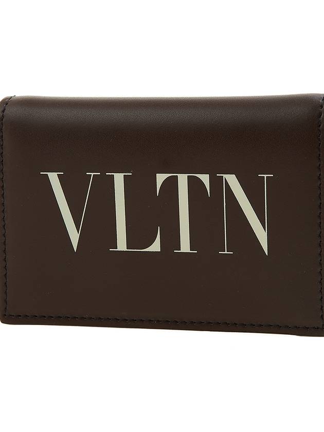 VLTN Logo Half Wallet Brown - VALENTINO - BALAAN 7