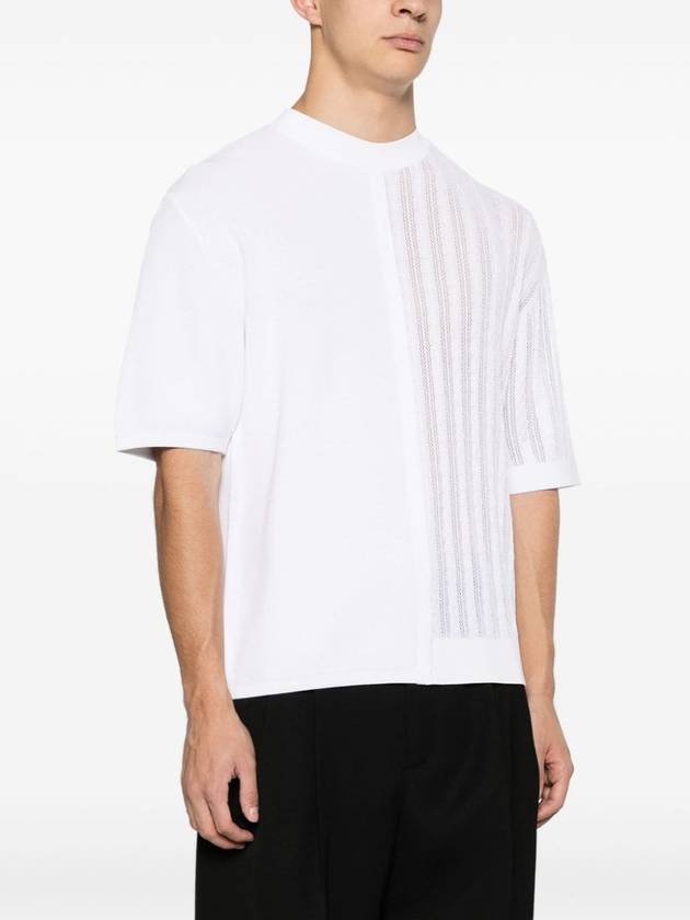 Short Sleeve T-Shirt 245KN423 2379 110 OFfwHITE - JACQUEMUS - BALAAN 4