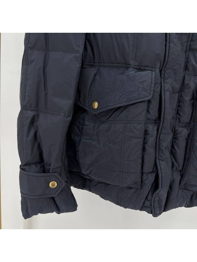 Gamma Blue Padded Hood Jumper Navy Size 1 - MONCLER - BALAAN 7