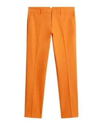 Men's Ellott Stretch Pants Persimmon Orange - J.LINDEBERG - BALAAN 1