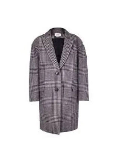 Limiza check pattern coat gray MA099922A084EECBK 1131138 - ISABEL MARANT - BALAAN 1