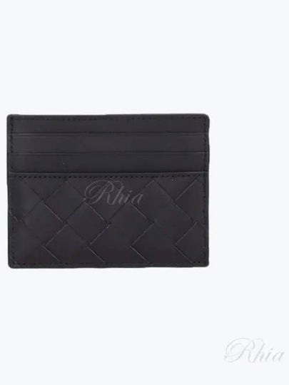 Intrecciato Leather Card Wallet Espresso - BOTTEGA VENETA - BALAAN 2