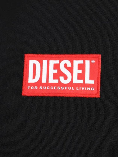 S Boxt Lab Hoodie Black - DIESEL - BALAAN 1