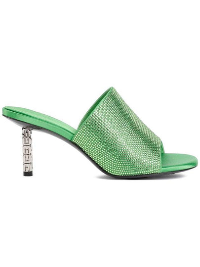 Mule Slippers BE3083E1XV 366 ABSYNTHE GREEN - GIVENCHY - BALAAN 2