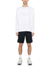 Logo Print Cotton Sweatshirt White - STONE ISLAND - BALAAN 3