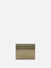 Logo Smooth Leather Card Wallet Khaki Green - DIOR - BALAAN 4