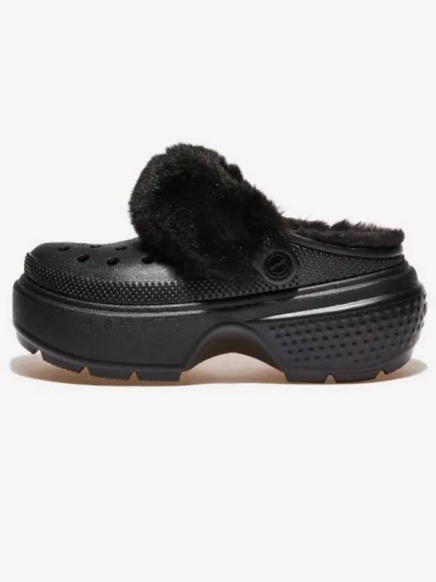 Stomp Lined Clog BLACK - CROCS - BALAAN 1