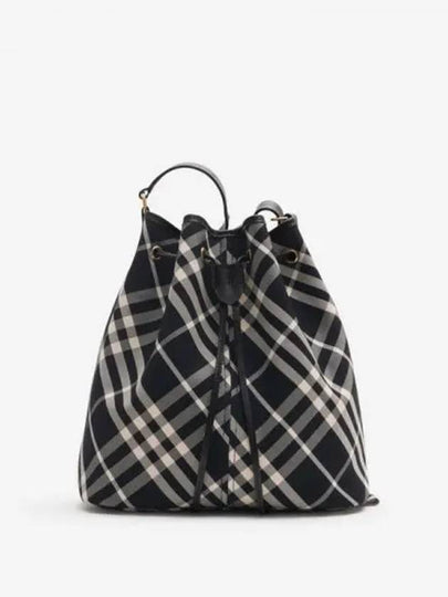 Checked medium bucket bag 8093871 - BURBERRY - BALAAN 2