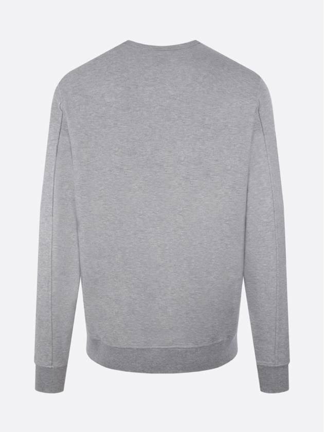 Lens Wappen Light Fleece Sweatshirt Grey - CP COMPANY - BALAAN 3