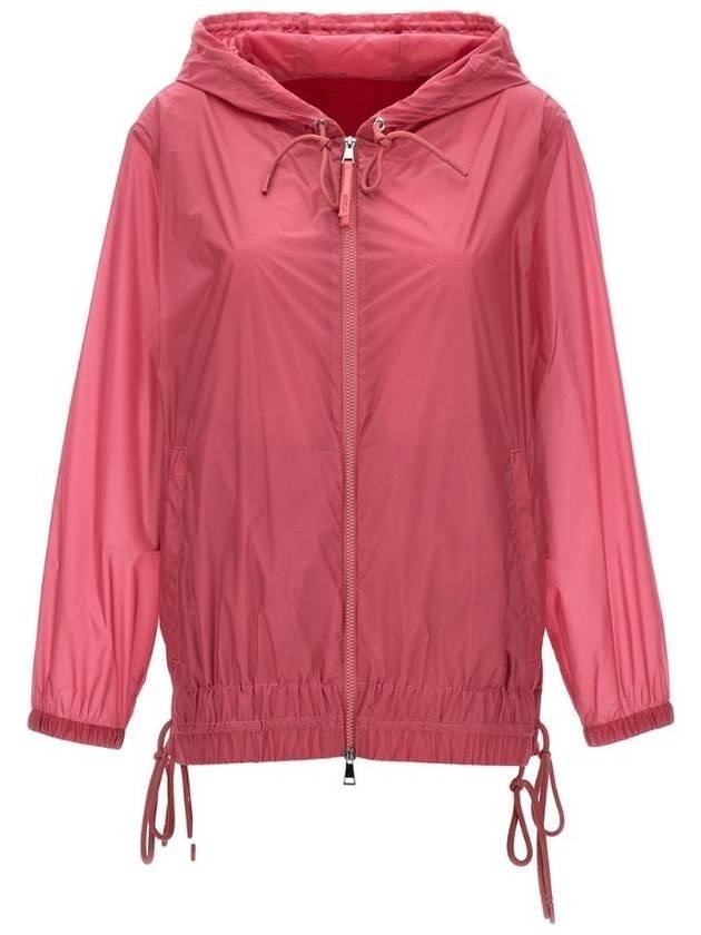 Point Two Hooded Jacket Pink - MONCLER - BALAAN 1