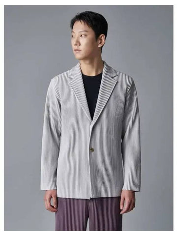 Basic spring fall jacket light gray domestic product GM0022070747710 - ISSEY MIYAKE - BALAAN 1