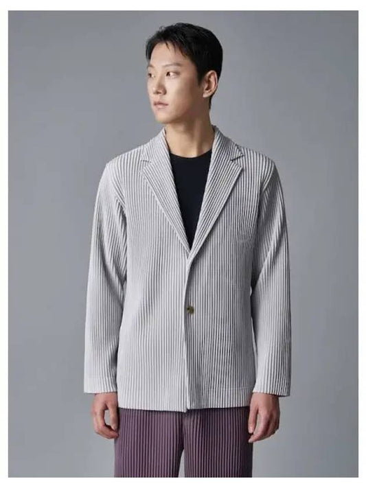 Basic spring fall jacket light gray domestic product - ISSEY MIYAKE - BALAAN 1