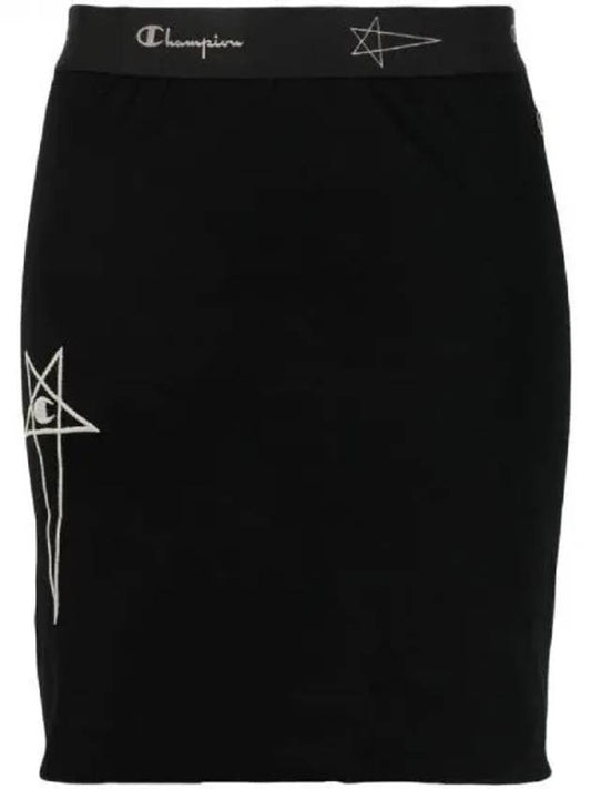 Rick Owens Champion Logo Banded Jersey Skirt - RICK OWENS - BALAAN 1