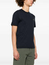 Logo Patch Short Sleeves T-Shirt Navy - STONE ISLAND - BALAAN 5